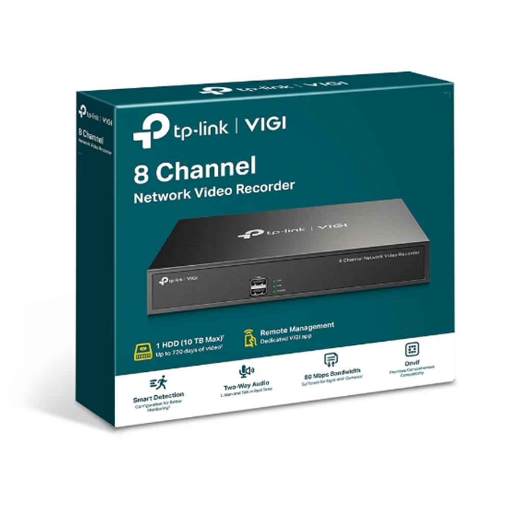 Tp-link NVR 8CH. VIGI#NVR1008H /ประกัน3ปี ราคา 2,300 บาท*ส่งฟรี