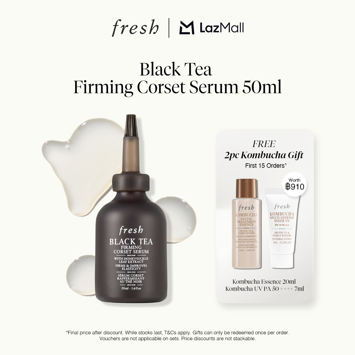 Fresh Black Tea Firming Corset Serum 50ml ราคา 5,050 บาท*ส่งฟรี