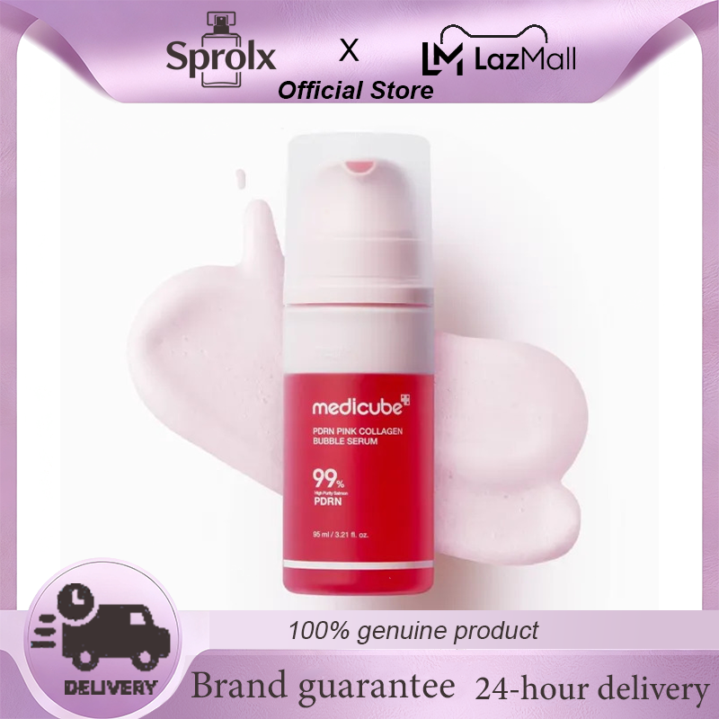 Medicube Pdrn Pink Collagen Bubble Serum Has a Light Foam Texture That Absorbs Quickly for Radiant, Plump Skin. | 95 Ml. ราคา 1,792 บาท*ส่งฟรี