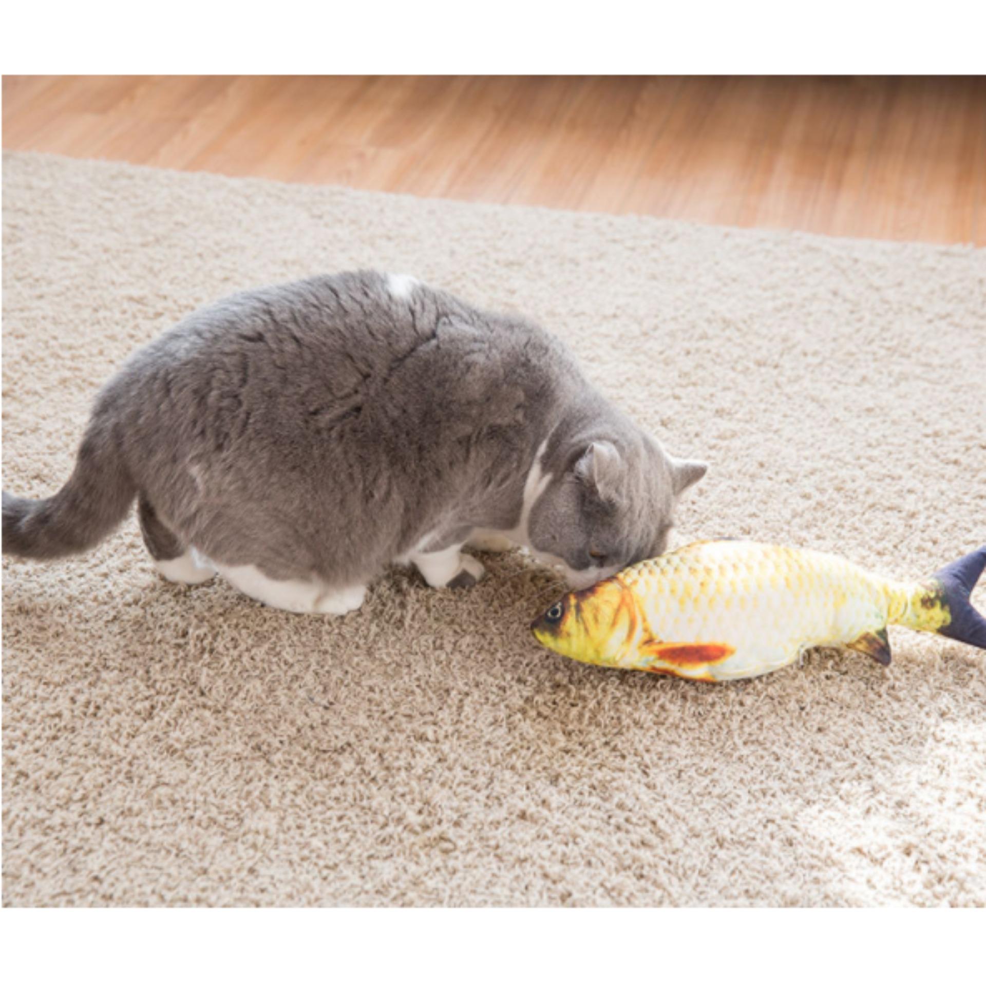 ของเล่นแมว ตุ๊กตาปลา ปลาแคทนิป ราคาถูก พร้อมส่ง