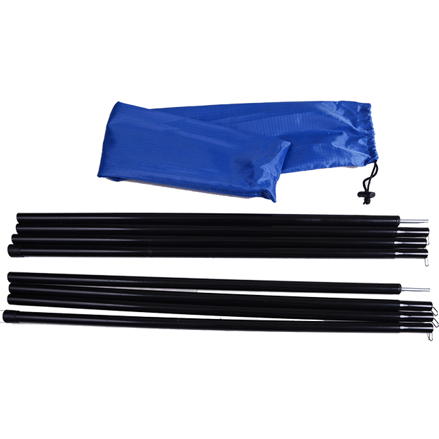 ชุดเสาเหล็ก 4 ท่อน ยาว 2 ม. จำนวน 2 เส้น #สีดำ ราคา 545 บาท*ส่งฟรี