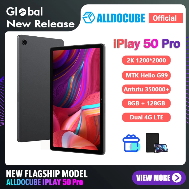 ภาพหน้าปกสินค้าใหม่ Alldocube iPlay 50 Pro แท็บเล็ต MTK Helio G99 Octa-Core 8GB RAM 128GB ROM 10.4 นิ้ว 2K ใส่ซิมโทรได้ รองรับ4G Android 12 (ฟรี เคสหนัง) จากร้าน Alldocube Official Store บน Lazada