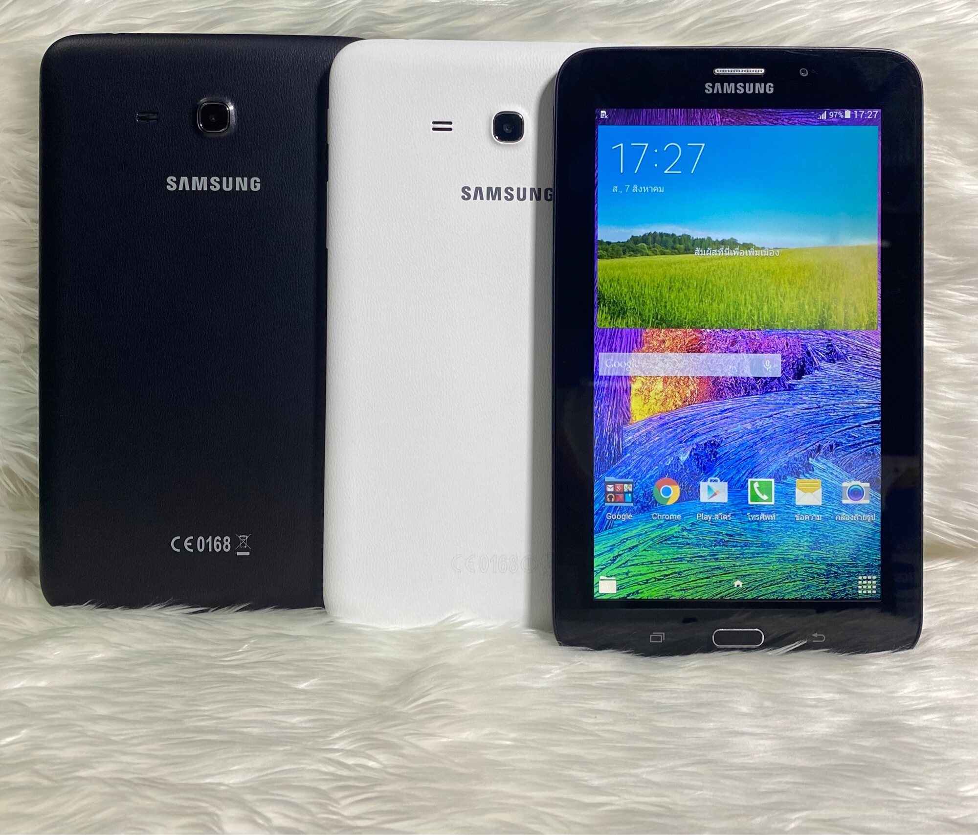 ภาพอธิบายเพิ่มเติมของ Samsung Galaxy Tab 3E แท็บเล็ตมือ-2พร้อมใช้งานเครื่อง​ไม่มีที่ปิดซิม(ฟรีชุดชาร์จ)