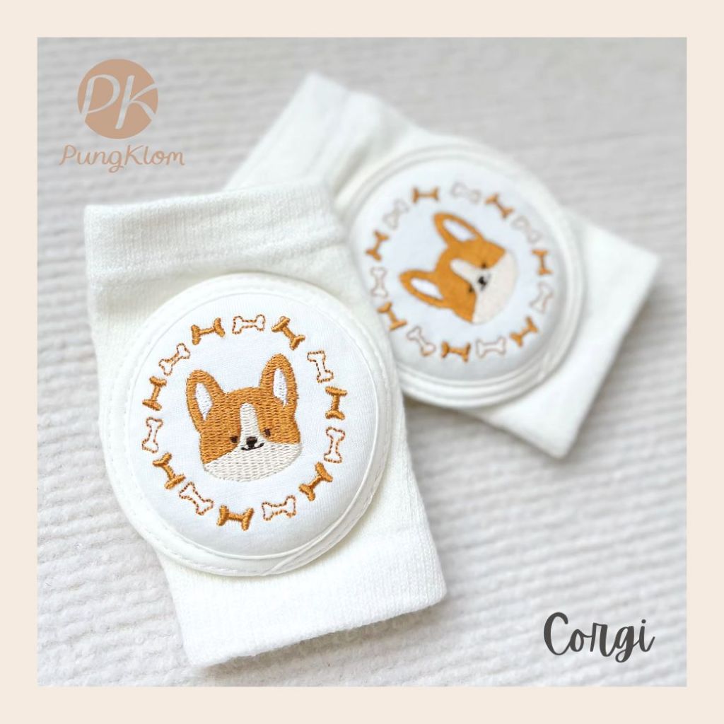 PK สนับเข่าเด็ก วัยหัดคลาน หัดเดิน Baby Knee Pads เนื้อผ้านุ่ม แผ่นรองหลายชั้น ดูดซับแรงกระแทกได้ดี