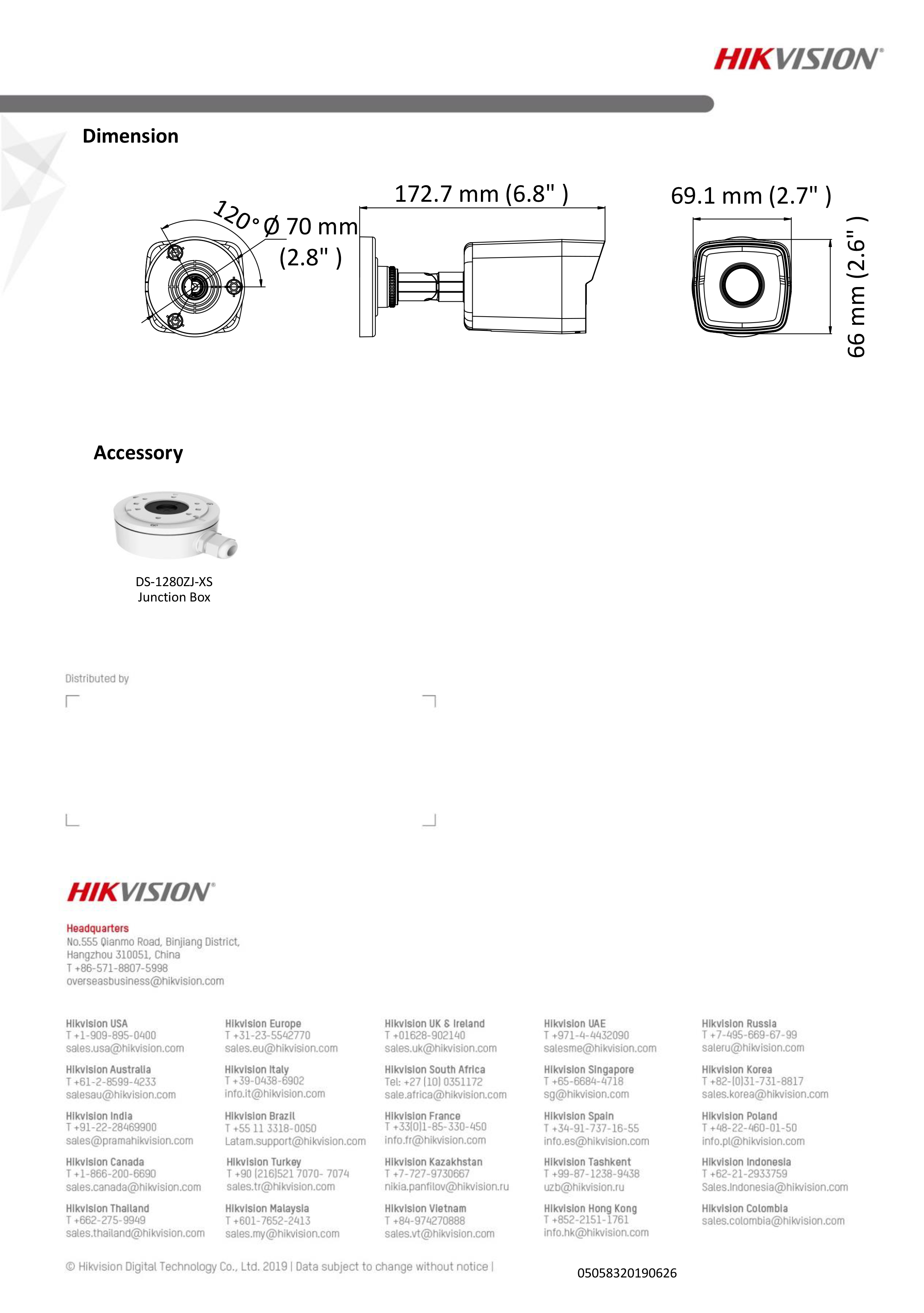 เกี่ยวกับสินค้า HIKVISION IP CAMERA 2 MP DS-2CD1023G0E-I (4 mm) H.265, POE : PACK 4 ตัว BY BILLIONAIRE SECURETECH