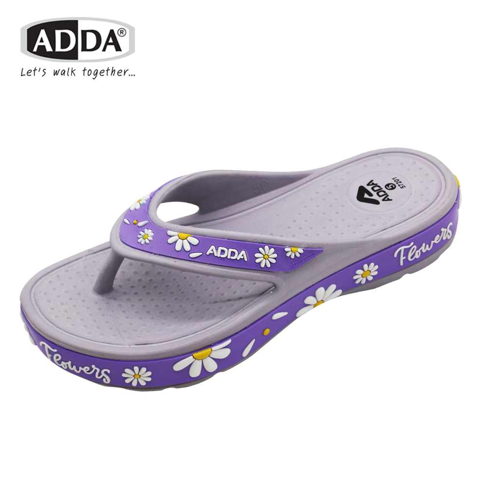 ADDA รองเท้าแตะ รองเท้าลำลอง สำหรับผู้หญิง แบบคีบ รุ่น 57204W1 (ไซส์ 4-6)