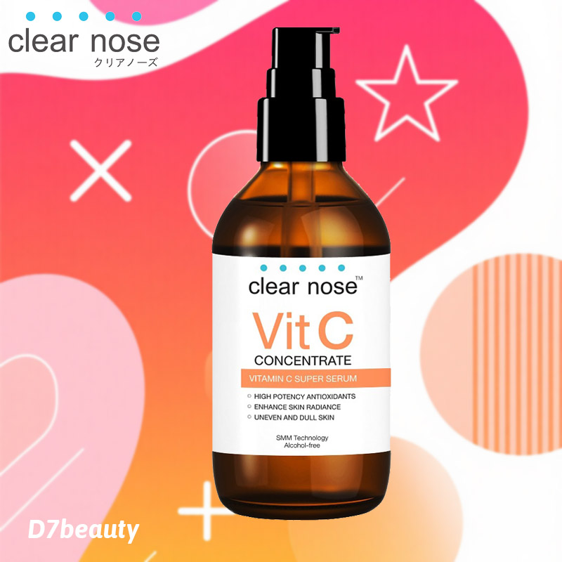 Clear Nose Serum, Concentrated Vitamin C, 120ml. Vitamin C Concentrate Super Serum, Clear Nose, Clear Face, Smooth Skin, Pores Look Smaller. ราคา 398 บาท*ส่งฟรี