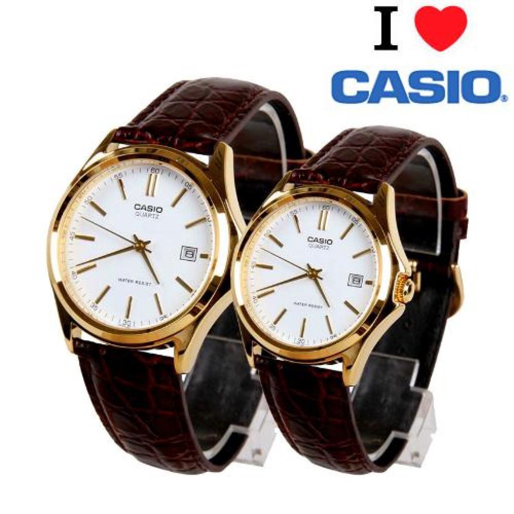 คำอธิบายเพิ่มเติมเกี่ยวกับ Casio Standard นาฬิกาคู่รัก ชาย-หญิง รุ่น MTP-1183Q-7A , LTP-1183Q-7A สายหนังสีน้ำตาล หน้าปัดขาว รุ่นขายดี - มั่นใจ ของแท้ 100% ประกันศูนย์ 1 ปีเต็ม