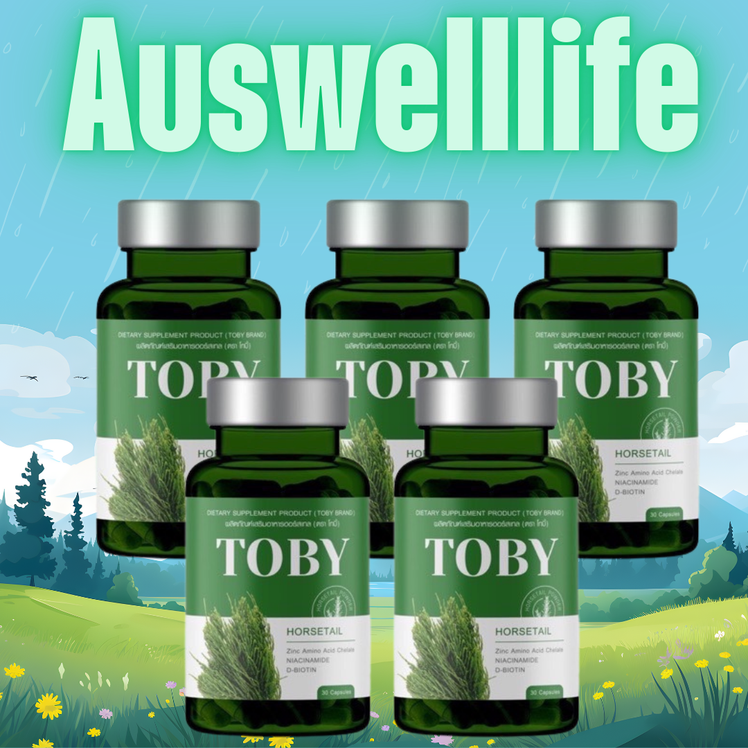 [ส่งฟรี ของแท้] Toby Horsetail ลดผมร่วง เร่งผมยาว ผมร่วงหลังคลอด หัวล้าน ลดผมร่วงขาดไว มีบัตรตัวแทน100% ราคา 1,000 บาท*ส่งฟรี
