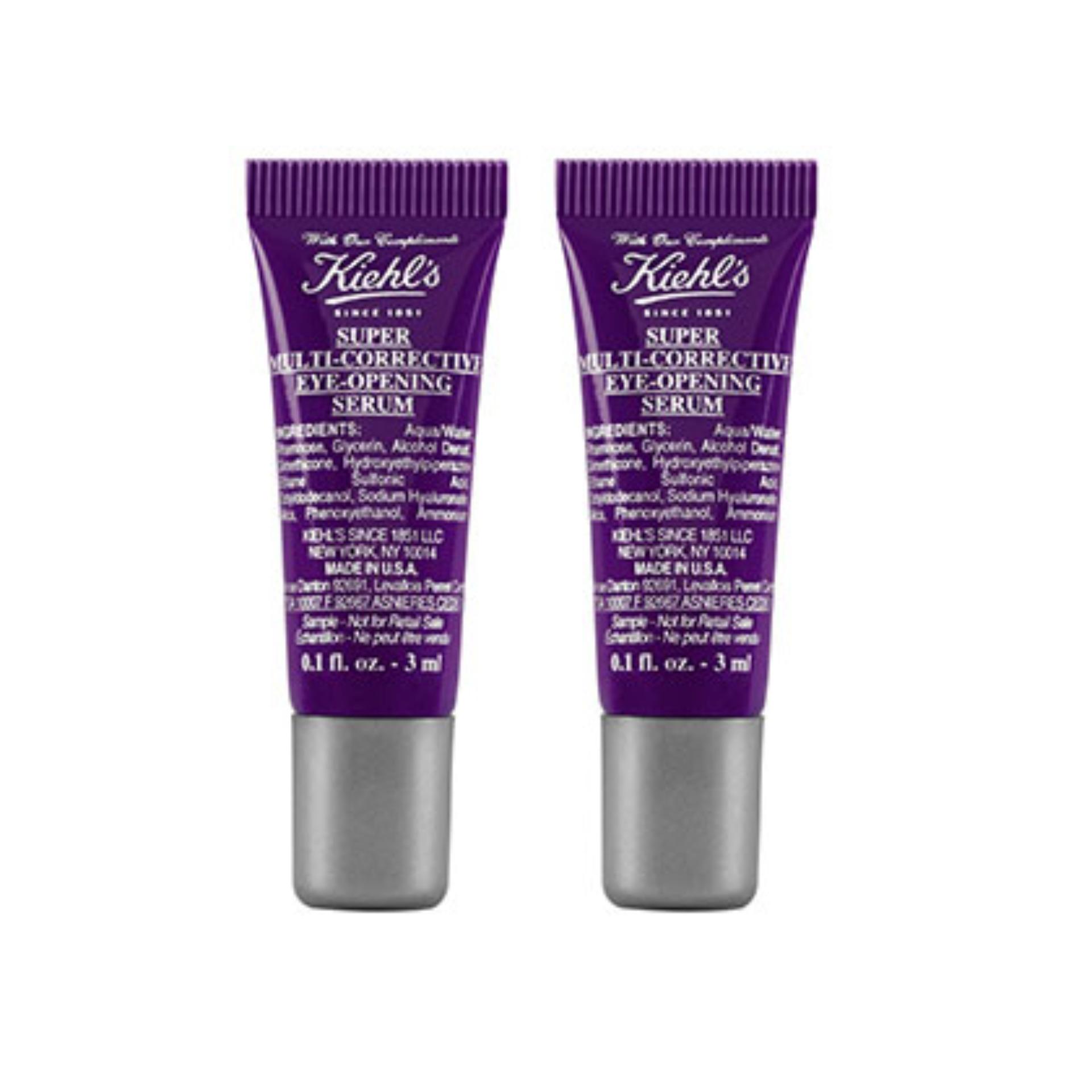kiehls super multi corrective eye opening serum 3ml เซรั่มฟื้นบำรุงผิวรอบดวงตา 2 หลอด : image kiehls super multi corrective eye opening serum 3ml เซรั่มฟื้นบำรุงผิวรอบดวงตา 2 หลอด