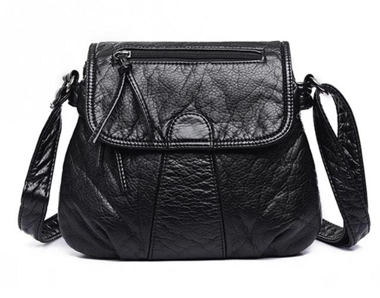 CD Lady Bag 20cm Black Lambskin Black White Canvas