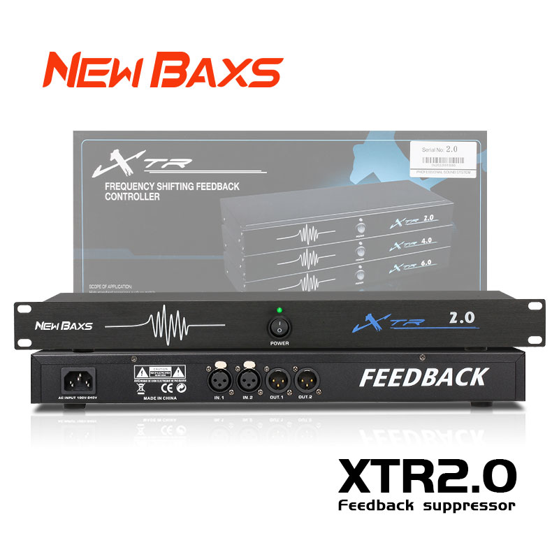 New baxs xtr2.0 noise suppression, anti-howling microphone, anti-interference and noise suppression processor, stage, KTV, bar audio equipment ราคา 1,297 บาท*ส่งฟรี
