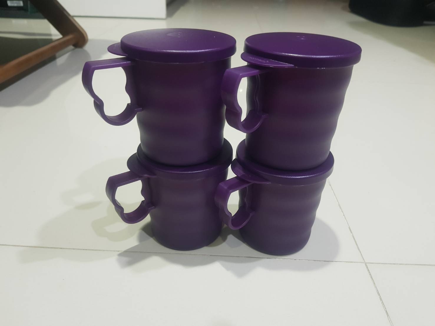 Tupperware แก้ววาเลนไทน์ (4) ราคา 850 บาท*ส่งฟรี