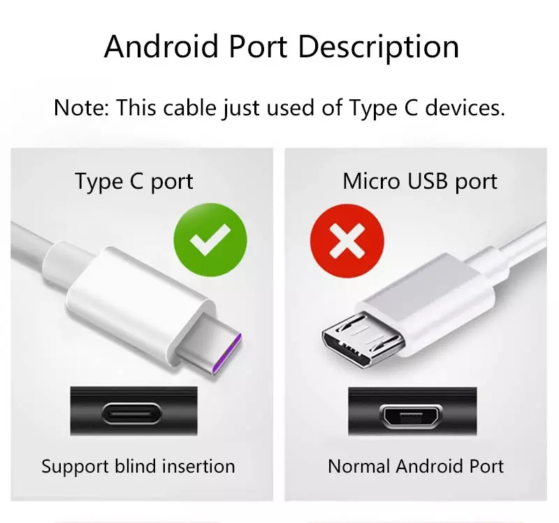 ภาพประกอบคำอธิบาย Mobile mall St Type-C USB-C สายชาร์จสำหรับ H P30 Samsung S9 USB-C Fast Charging Cable 1m โทรศัพท์ Android Data Cable สำหรับ Xiao mi mi 6 8 9