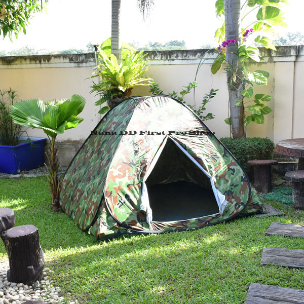 DD_Pro เต็นท์ อุปกรณ์เดินป่า เต็นท์สปริง (โยน) ขนาด 200x200 cm.