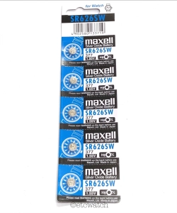 ภาพหน้าปกสินค้าถ่านกระดุม Maxell SR626SW / 377 1 แผง 5 ก้อน ที่เกี่ยวข้อง