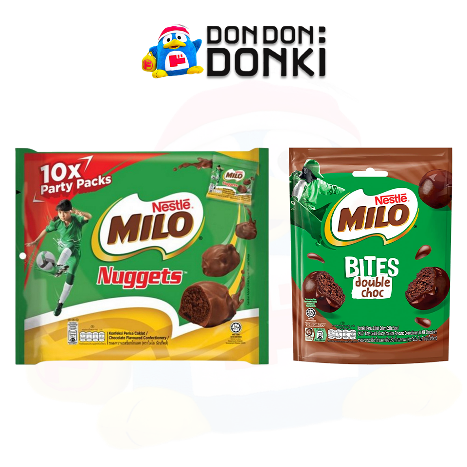 07 Milo Nuggets 10X Party Packs Crispy Chocolate Malt Flavored Pastries 10 Small Packets in a Pack Donki Official Store ราคา 102 บาท*ส่งฟรี