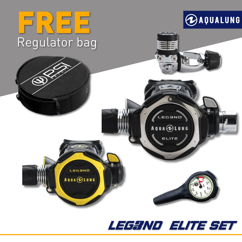 AQUALUNG - LEG3ND ELITE - Regulator full Set ราคา 44,530 บาท*ส่งฟรี