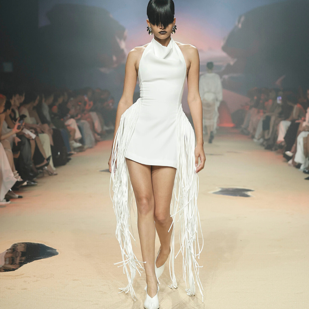 Nichp : Silent Flow : Rosalia Dress : Short Dress, Dress for Wearing Out in Public. ราคา 25,000 บาท*ส่งฟรี