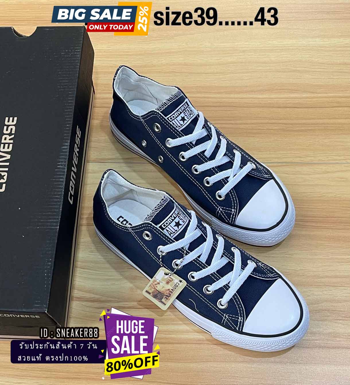 Sepatu converse cheap navy blue