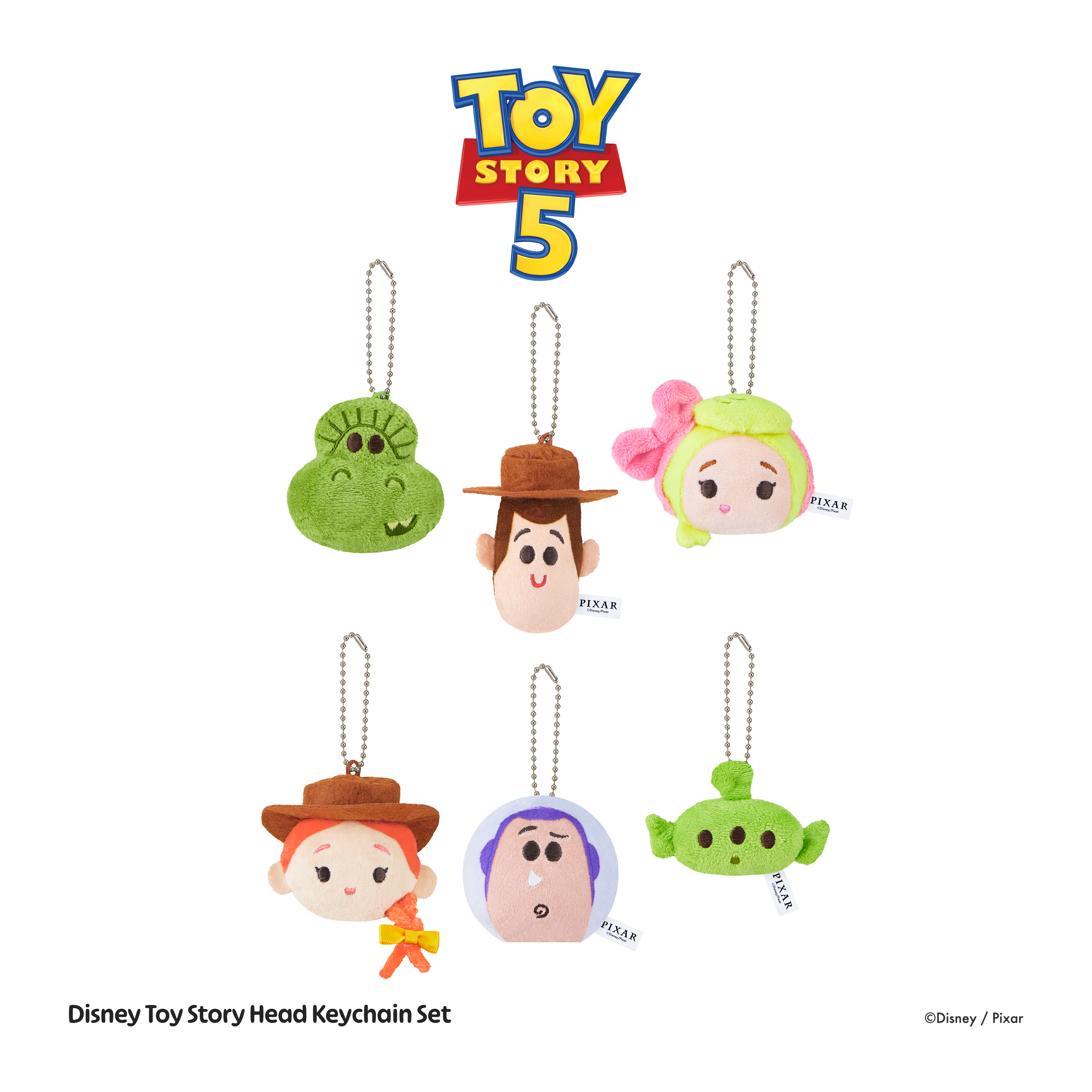 Disney Toy Story Head Keychain Set - Toy Story Doll Keychain Set ราคา 420 บาท*ส่งฟรี