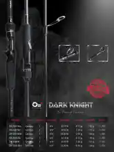 ภาพขนาดย่อของภาพหน้าปกสินค้าคันเบ็ดตีเหยื่อปลอม O2+ รุ่น Dark Knight จากร้าน บริษัท โอทูพลัส แทคเกิล จำกัด บน Lazada