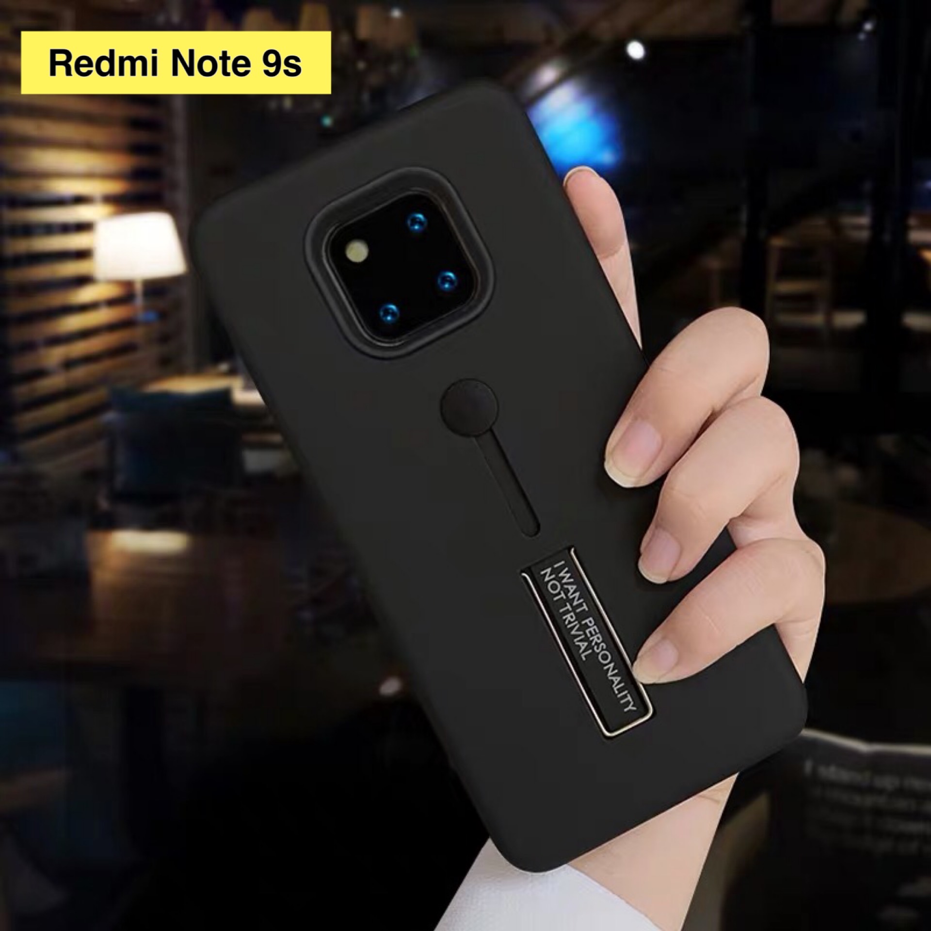 [ส่งจากไทย] Case Xiaomi Redmi 9 / 9C / 9A / Note9 / Note9s / 8A /Note8 / Note8Pro / Note7 / 7A เคสตั้งได้ เคสเสี่ยวมี่ เคสเสียวหมี่  สายคล้องนิ้ว แหวน รุ่นใหม่ เลื่อนได้