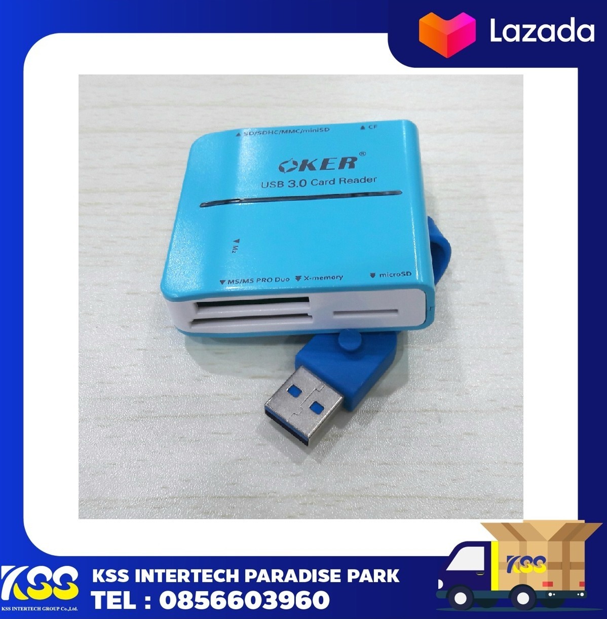Card Reader All in 1 OKER (C-3329) USB3.0