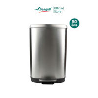 Seagull ถังขยะสเตนเลสสตีลแบบเหยียบ Stainless Steel Pedal Bin มีให้เลือก 4 ขนาด 12  ลิตร/ 20 ลิตร/ 30 ลิตร/ 50 ลิตร