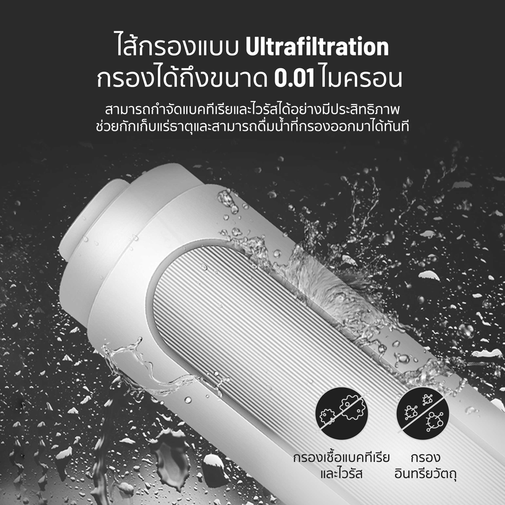 ภาพประกอบของ [รับเงินคืน 150.-] Alectric Water Per เครื่องกรองน้ำ 5 ขั้นตอน ระบบ UF รุ่น WP1 - รับประกัน 3 ปี