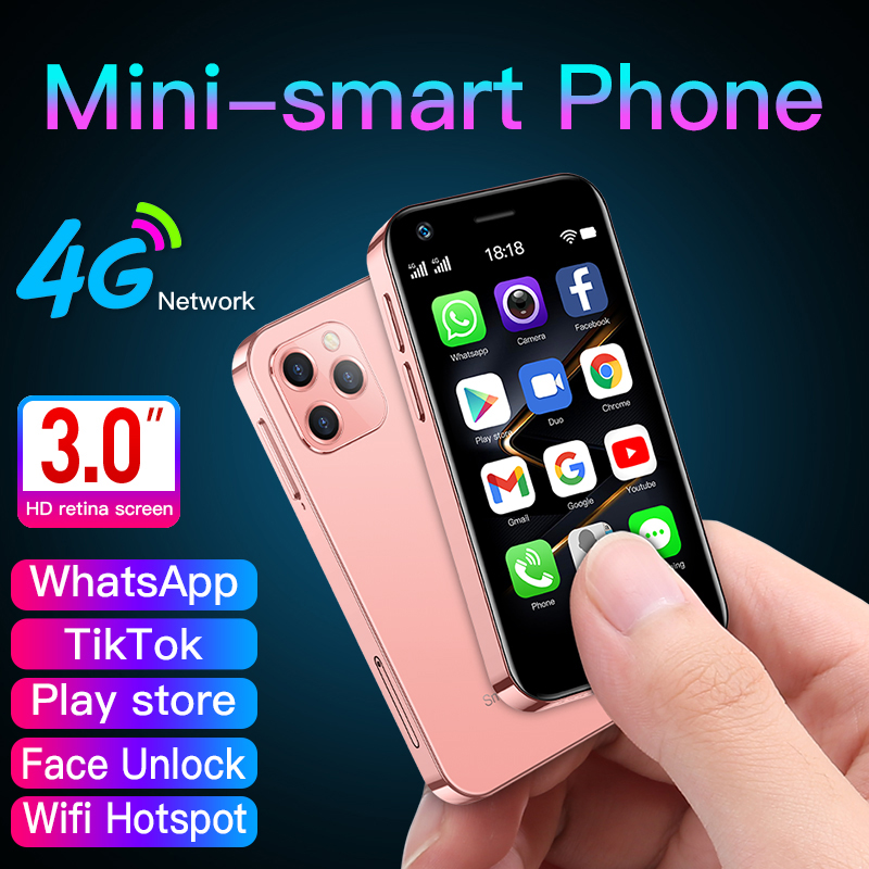 Soyes Xs12 Super Mini Phone 4g Lte 3Gb 32Gb Android 10.0 Octa Core 3.0 Inch Metal Material 5m /13Mp Camera Mini Smartphone ราคา 1,388 บาท*ส่งฟรี