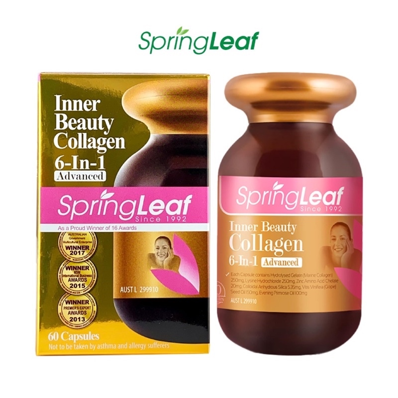 NEW. คอลลาเจนสูตรนางงามออสเตรเลีย Spring Leaf Premium Inner Beauty ...
