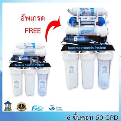 UNI PURE / FAST PURE RO เครื่องกรองน้ำ RO 50 GPD 5 ขั้นตอน