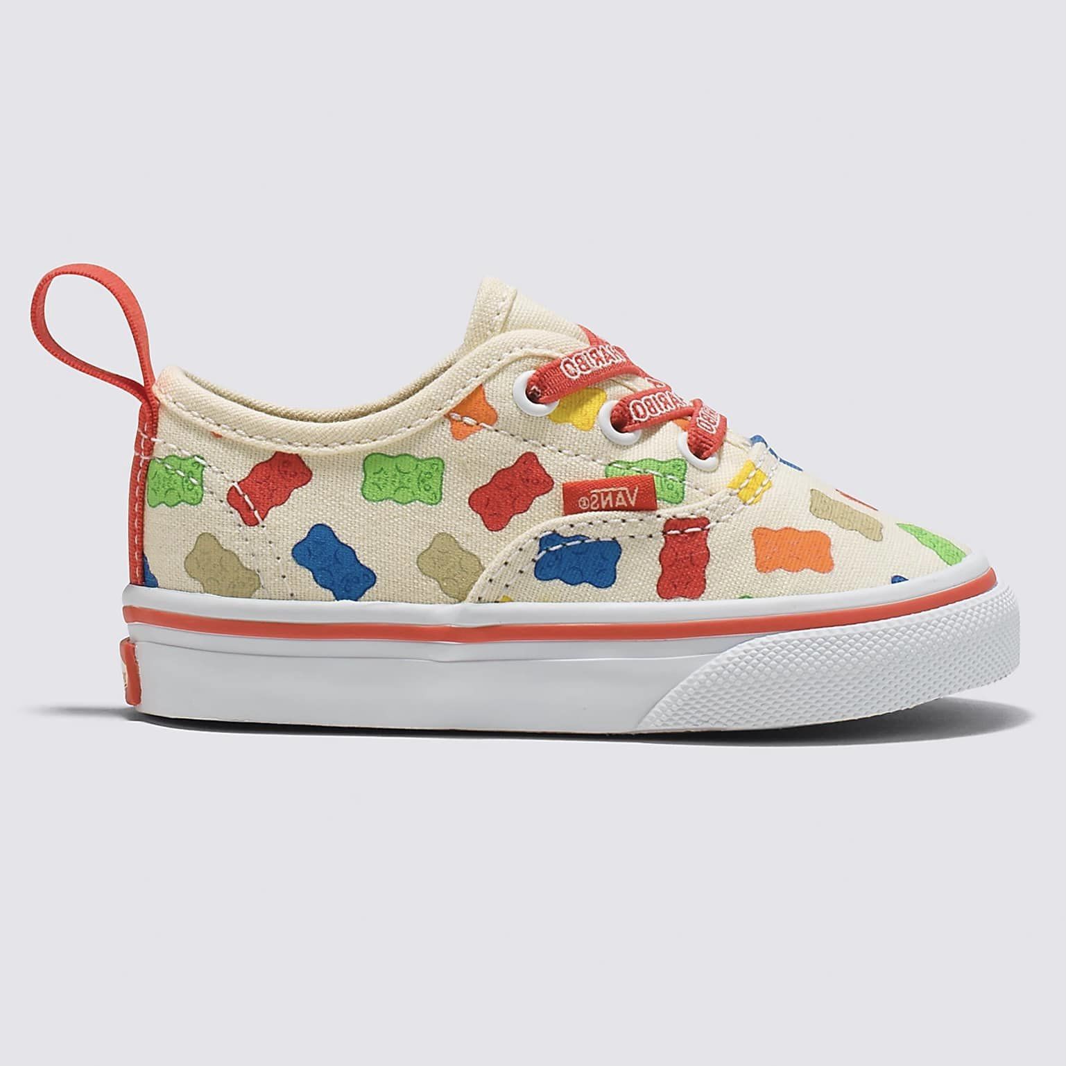 VANS AUTHENTIC ELASTIC LACE HARIBO WHITE RED TODDLERS *รองเท้าเด็ก* ราคา 3,400 บาท*ส่งฟรี