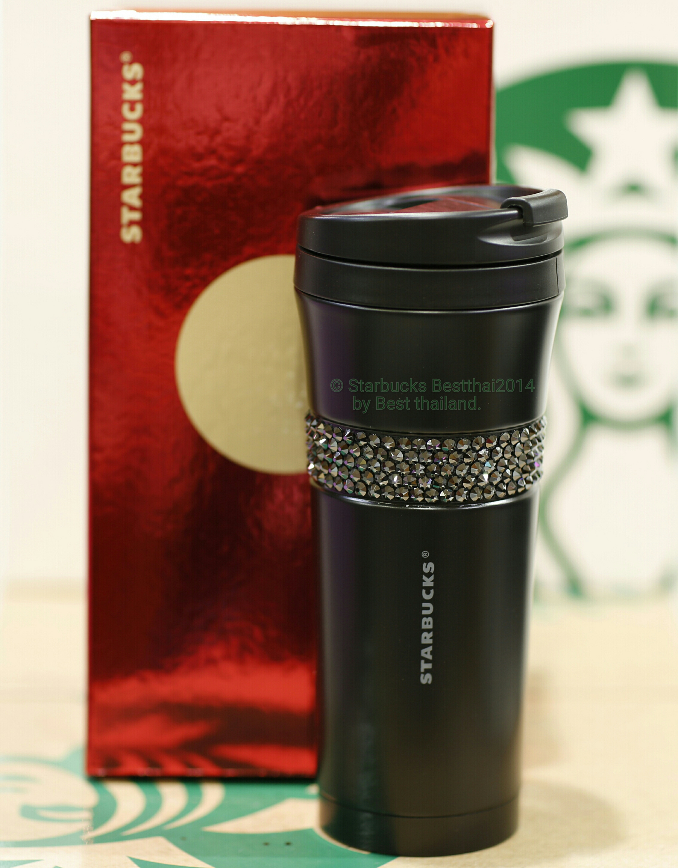 แก้วสตาร์บัค แก้ว Starbuck swarovski stainless tumbler คอลเลคชั่น USA ขนาด 473 ml ราคา 6,500 บาท*ส่งฟรี