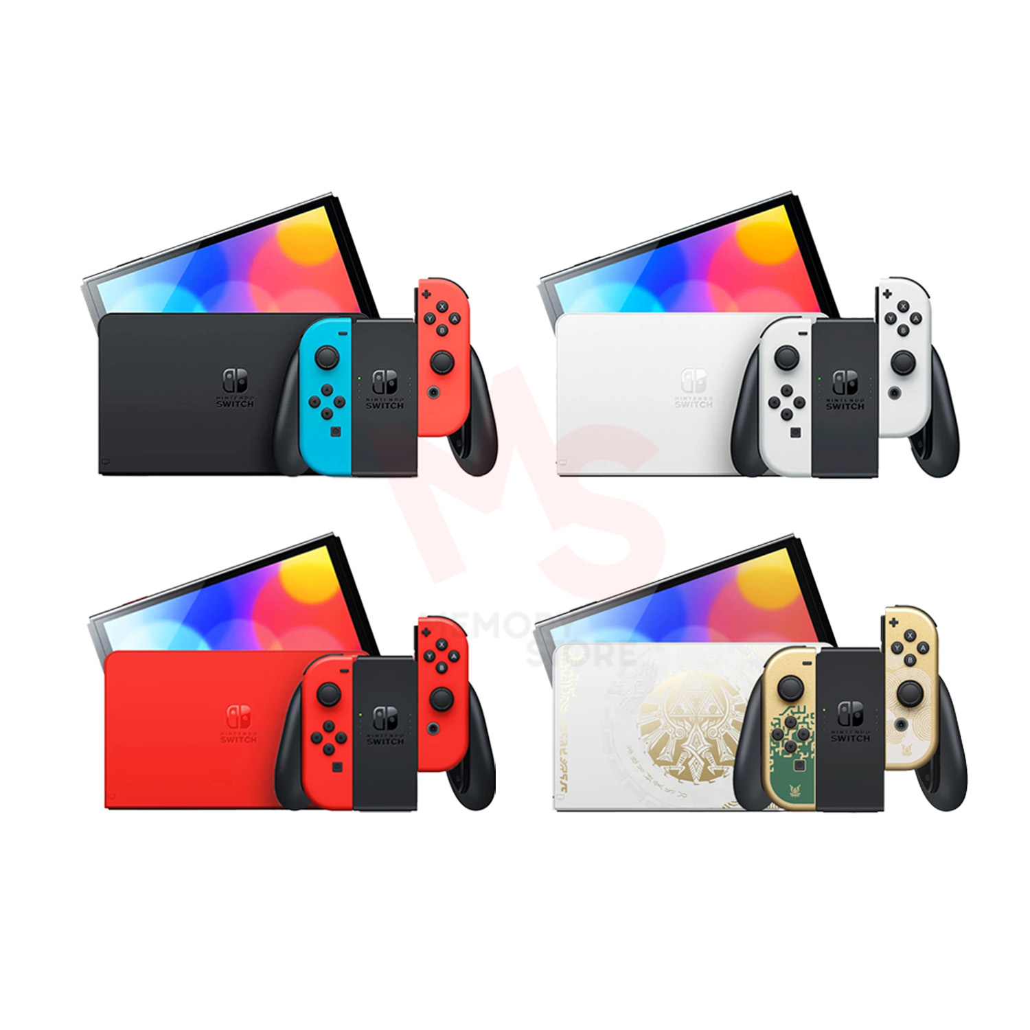 Nintendo Switch OLED Game Console นินเทนโด สวิตช์ เกมคอนโซล by Memorystore ราคา 12,990 บาท*ส่งฟรี