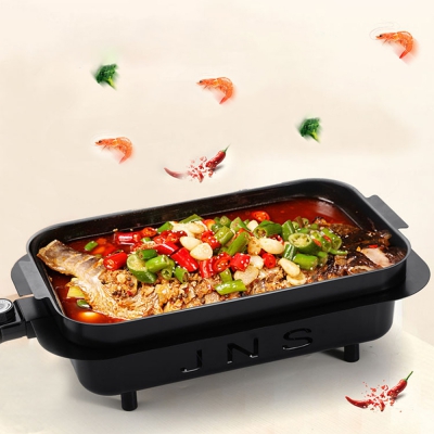 WeFantastic Electric BBQ Grill Barbecue Oven Roasting Pan