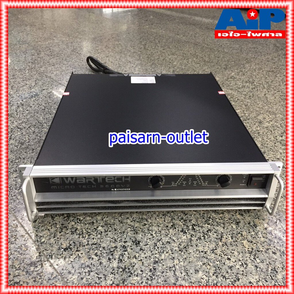 WARTECH MICRO TECH 3600 VZ POWERAMP เพาเวอร์แอมป์ เครื่องเสียง เครื่องขยายเสียง แอมป์ขยาย 3600VZ เพาเวอร์แอมป์3600VZ ราคา 30,800 บาท*ส่งฟรี