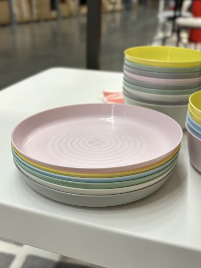 จานเด็ก IKEA จาน จานพลาสติก คละสี บรรจุ 6 ชิ้น สินค้าพร้อมส่ง ราคา 119 บาท*ส่งฟรี