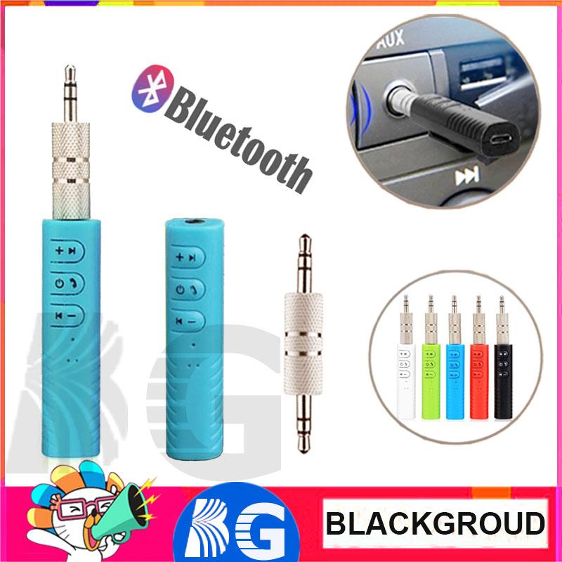 [Blackgroud]ตัวรับสัญญาณบูลทูธ บลูทูธในรถยนต์ เปลี่ยนลำโพงธรรมดาเป็นลำโพงบูลทูธ Car Bluetooth AUX 3.5mm Jack Bluetooth Receiver Handsfree Call Bluetooth Adapter Car Transmitter Auto Music Receivers