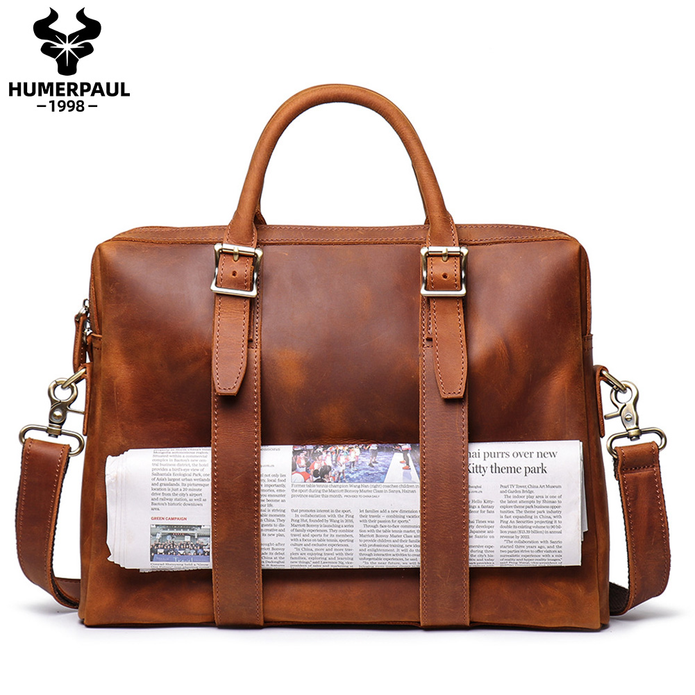 HUMERPAUL Briefcase Men Handbag High-capacity MH613 ราคา 3,680 บาท*ส่งฟรี