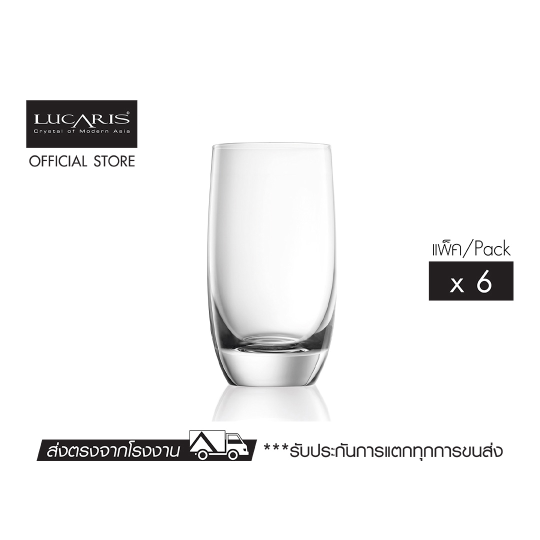 LUCARIS แก้วน้ำ SHANGHAI SOUL HI BALL 280 ml (Pack of 6 pieces) ราคา 1,504 บาท*ส่งฟรี