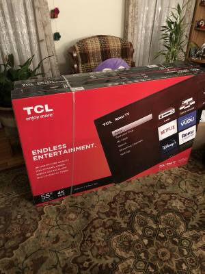 Brand New TCL Roku TV 55” inch 4K