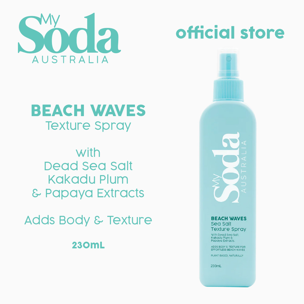 Mysoda Australia Beach Waves Sea Salt Texture Spray 230ml. ราคา 389 บาท*ส่งฟรี