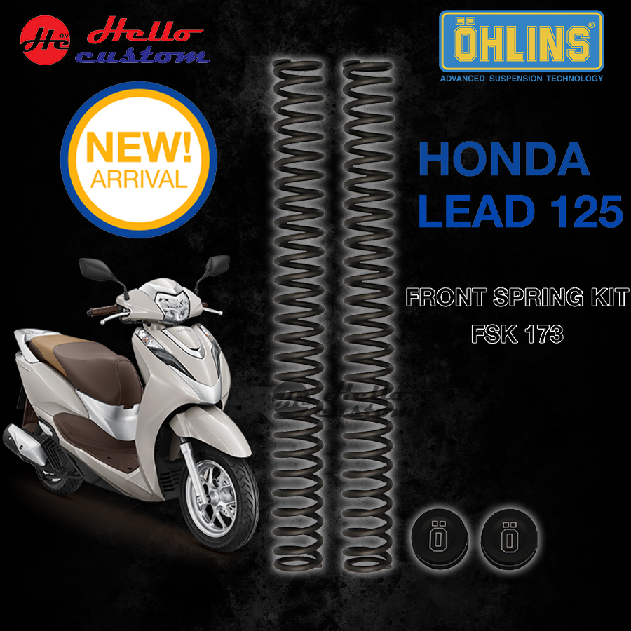 ชุดอัพเกรด โช้คหน้า OHLINS FSK 173 สำหรับ HONDA LEAD125 2V/4V ราคา 5,300 บาท*ส่งฟรี