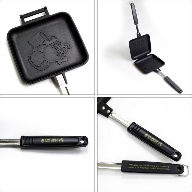 Ballistics JM Hotsand Maker & Case กระทะอบแซนด์วิช พิมพ์ลาย