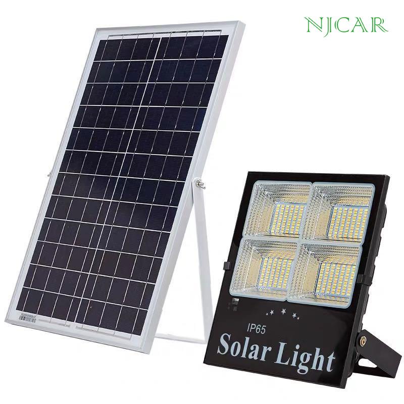 CAR LADMALL ไฟ Solar Cell โซล่าเซลล์ Solar light LED ปรับไฟได้ 3 สี มี 5 ขนาดให้เลือก 25W 40W 60W 120W และ 200W