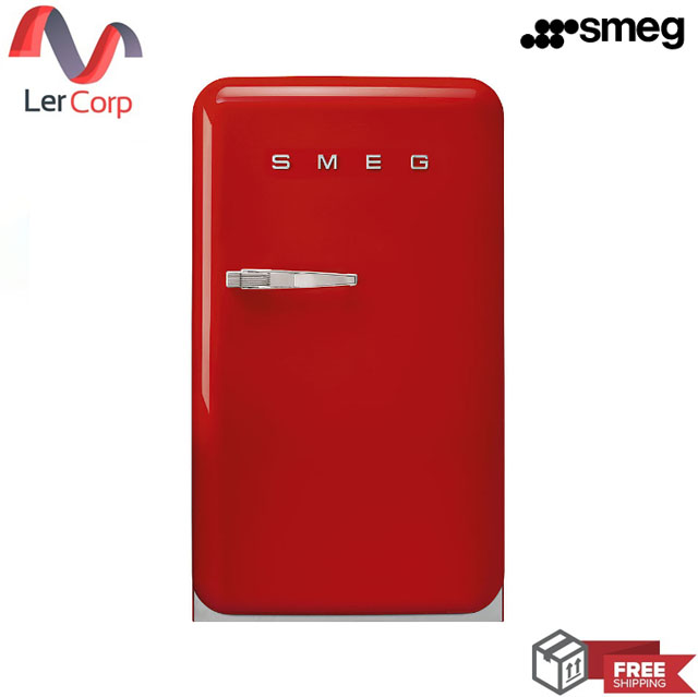 [0% 10 เดือน] (Smeg) ตู้เย็น Smeg 50's retro รุ่น FAB10RRD5 สีแดง ราคา 76,890 บาท*ส่งฟรี