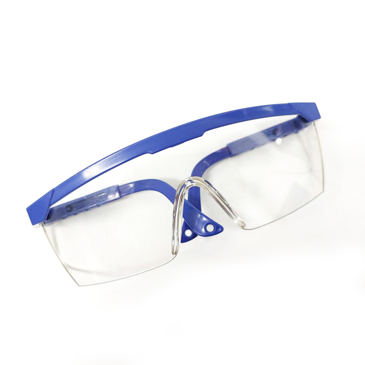 รูปภาพของ Goggles แว่นตาเซฟตี้(เลนส์ใส) แว่นตานิรภัย-ขาแว่นปรับความยาวได้ แว่นตากันลม กันสะเก็ด  แว่นตัดหญ้า ป้องกันสเก็ด ฝุ่นละออง สีใสไม่เป็นฝ้า