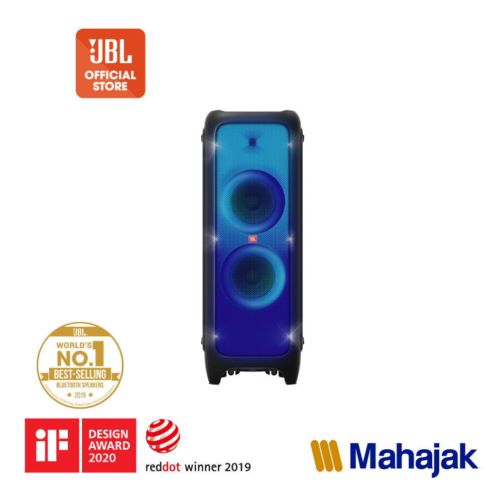 JBL PartyBox 1000 ลำโพงบลูทูธ มาพร้อม Full Panel Light Effects และมี DJ PAD ในตัว ( 1,100 วัตต์, ไม่มีแบตเตอรี่) ราคา 39,900 บาท*ส่งฟรี